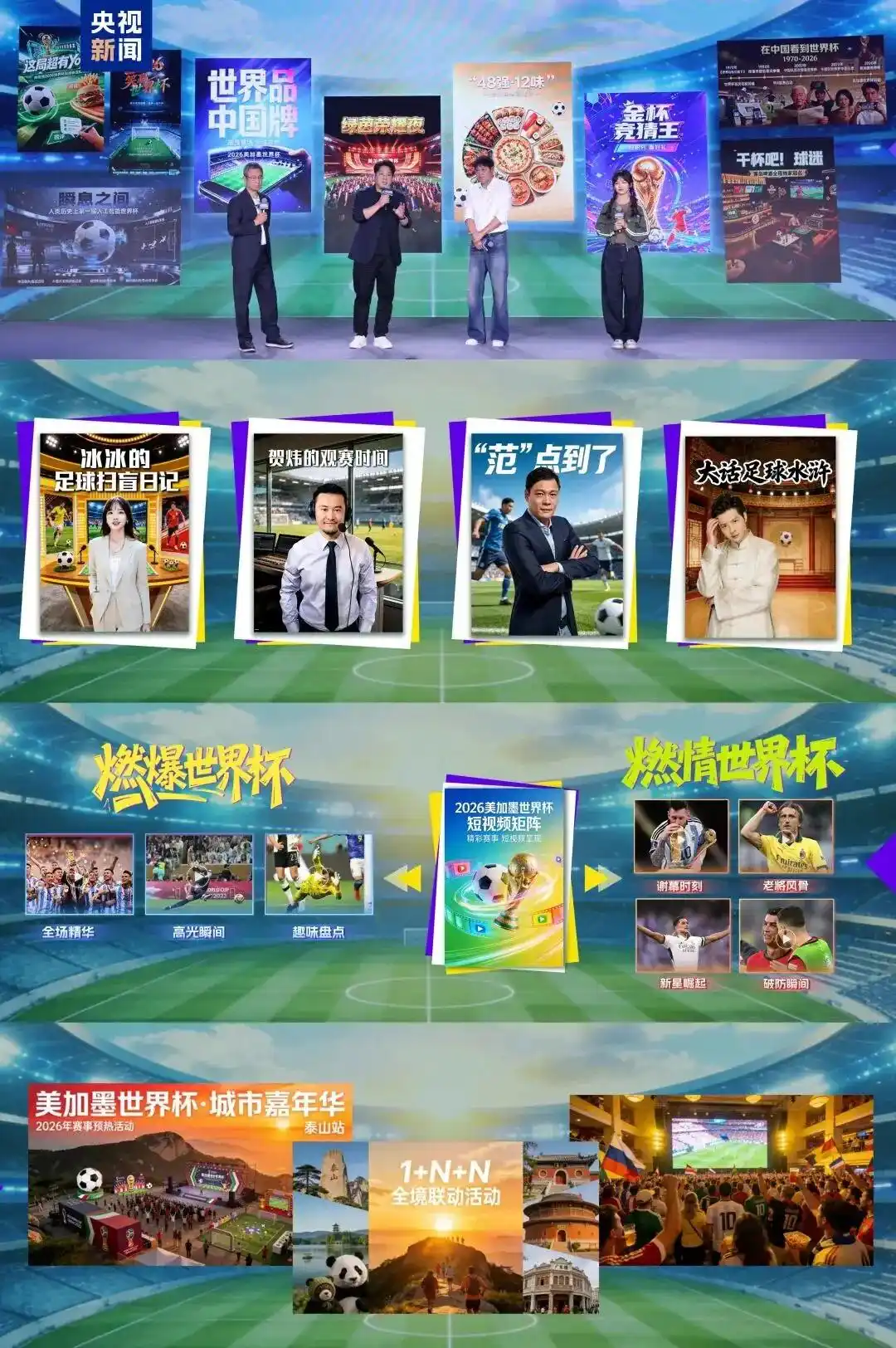 2026世界杯现场直播在哪看？央视全程转播时间表