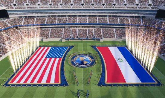 2026世界杯新赛前仪式：球迷球员共舞，360度全景震撼