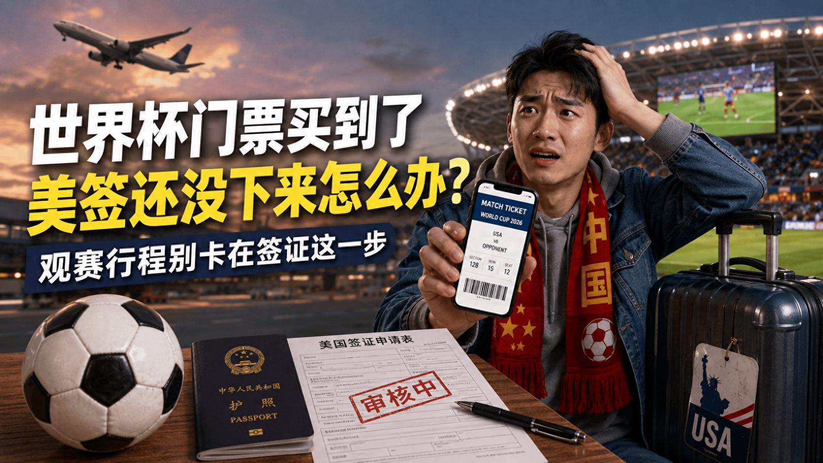 世界杯门票到手，美签还没办？2026观赛前必看