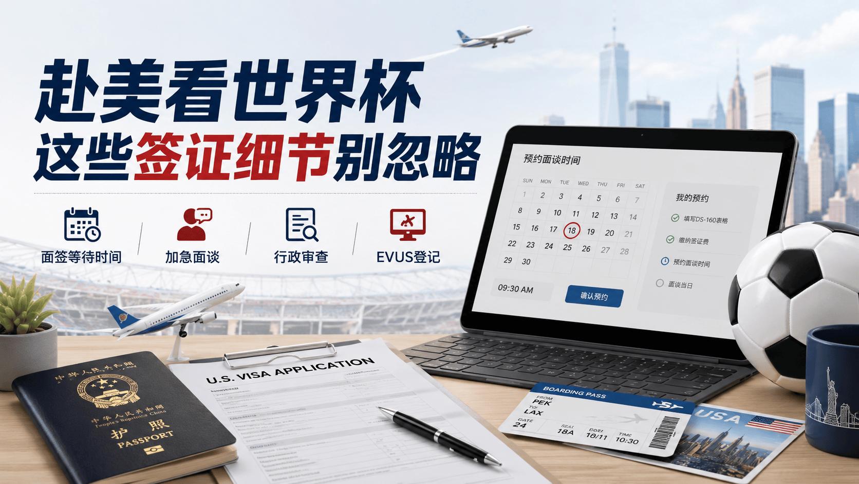 世界杯门票到手，美签还没办？2026观赛前必看