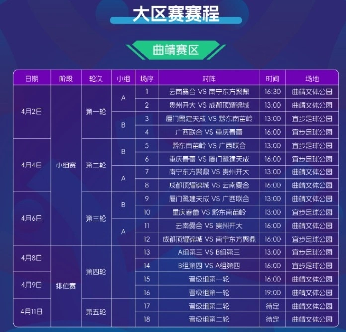 2026年俱乐部杯赛程表 官方时间安排