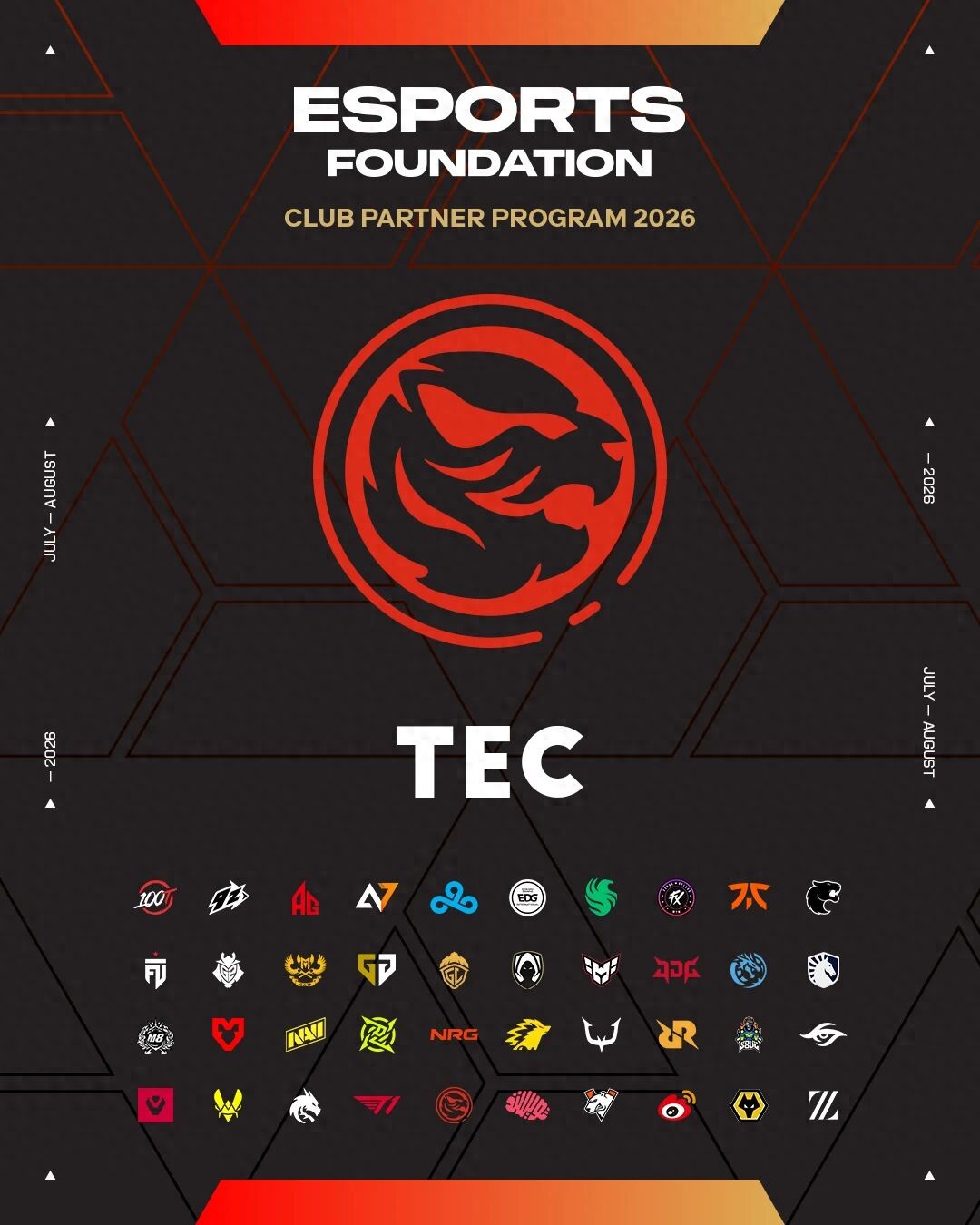 2026世界杯前哨：TEC电竞俱乐部入选全球40强，中国仅7家