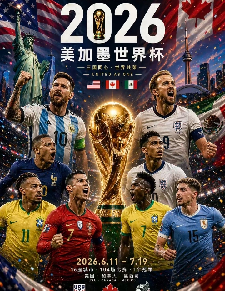 2026世界杯12强赛程定了！中国球迷必看熬夜指南