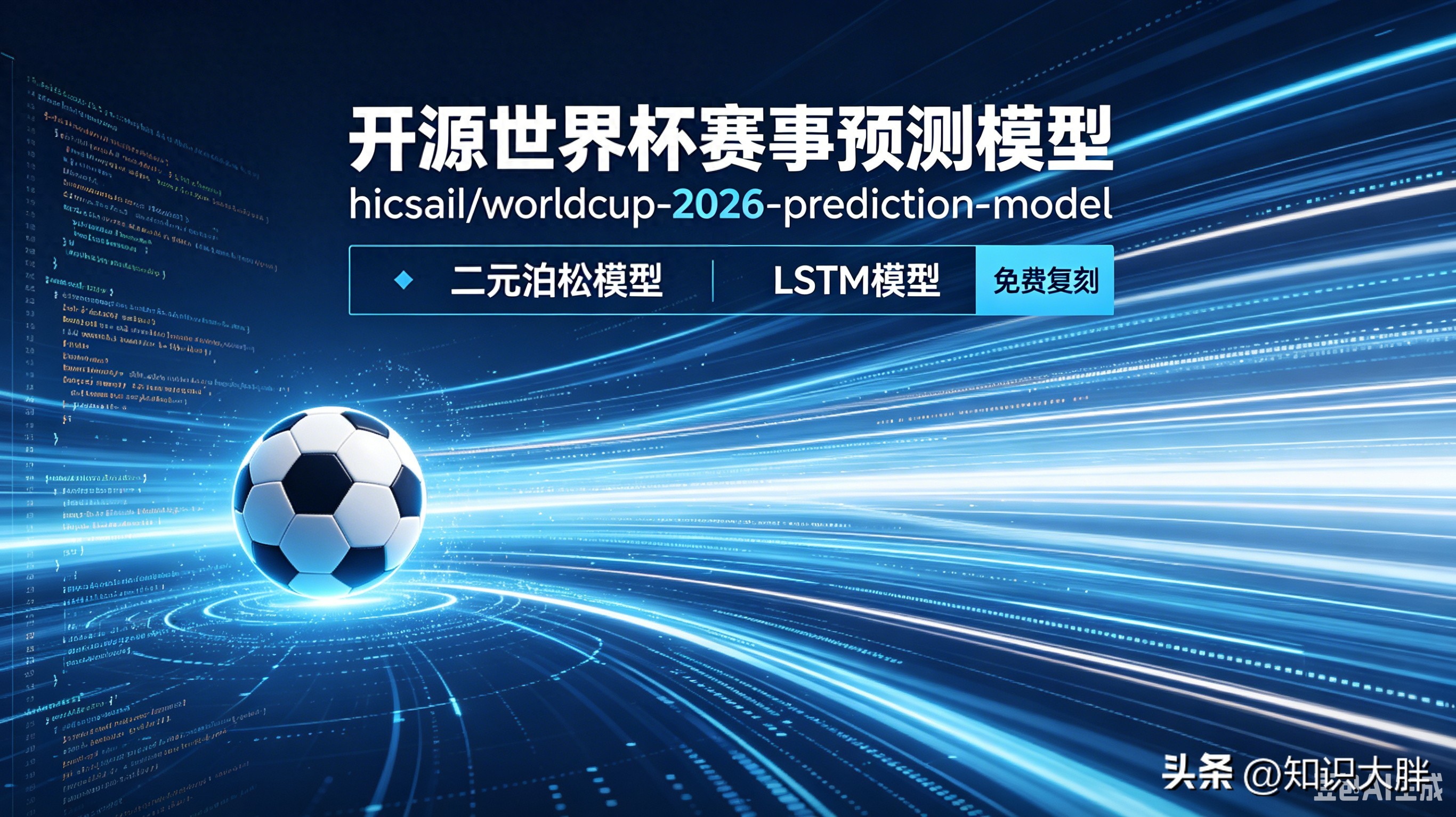 2026世界杯预测黑箱被开源？1400星AI模型免费破解胜负玄学