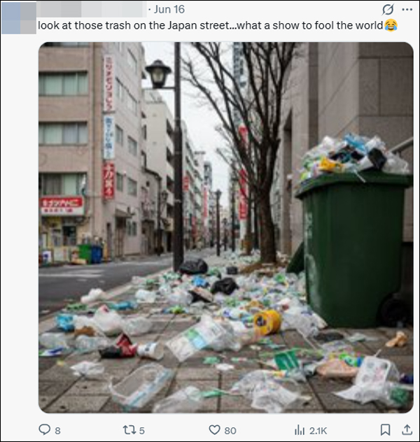 2026世界杯日本球迷捡垃圾被赞，本国人却吐槽：家里咋不干
