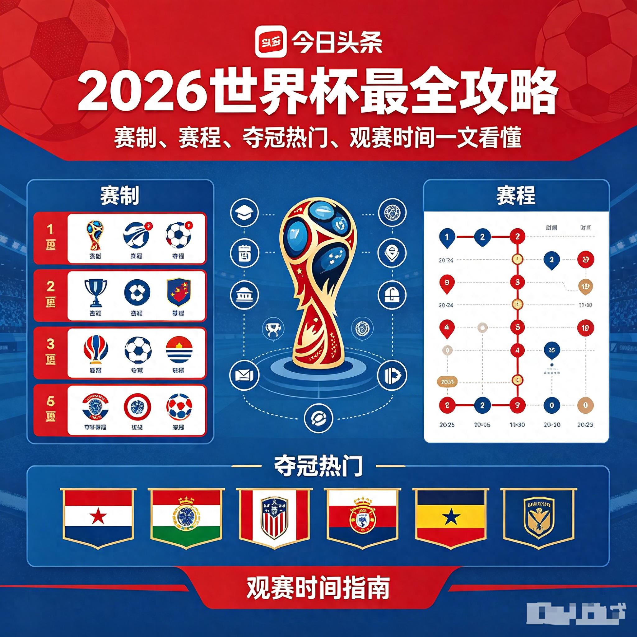 2026世界杯48队扩军+三国联办！赛制大变，新手老球迷必看指南