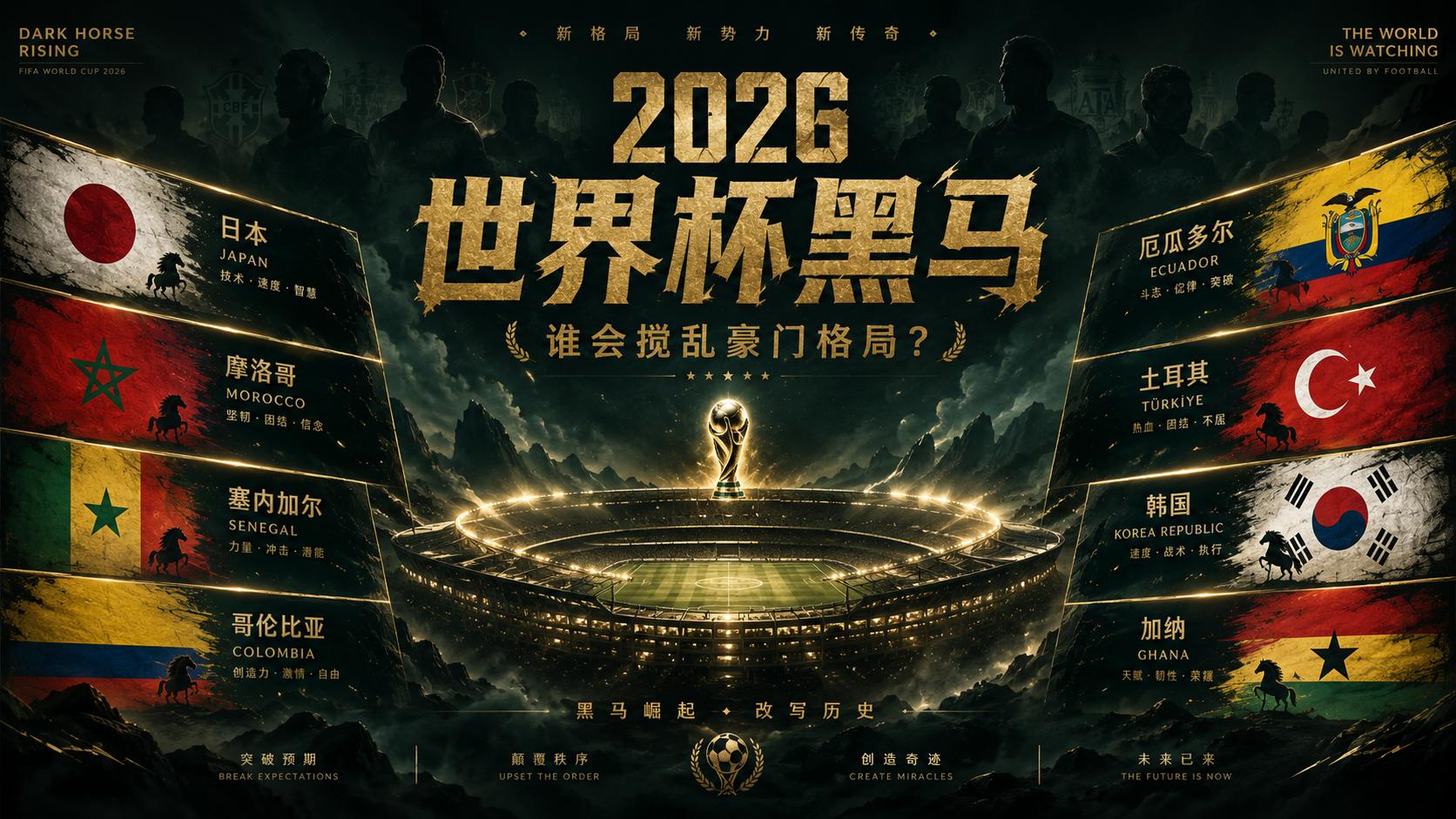 世界杯2026扩军到104场,小组第三名可能挤掉你支持的队